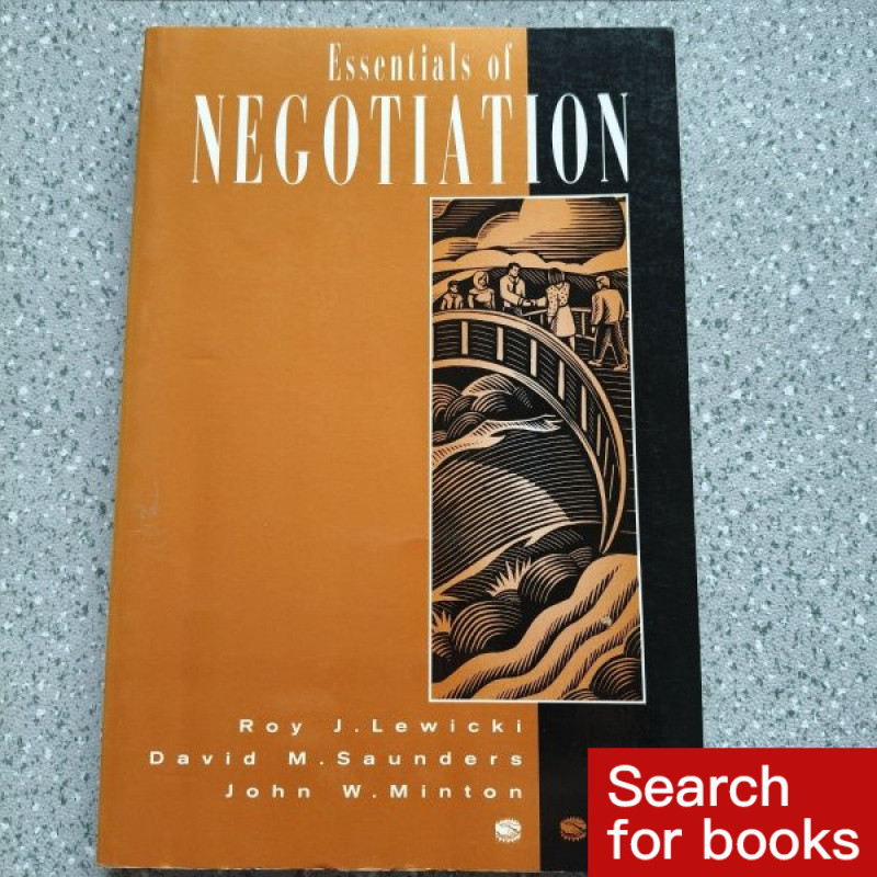 หนังสือภาษาอังกฤษ Essentials of Negotiation มือสอง