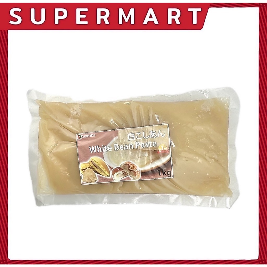 SUPERMART WHITE BEAN PASTEKUSHI 1KG.ทีเอ็นโอ ถั่วขาวกวนละเอียด ชิโร่ โคชิ 1 กิโลกรัม #1115464