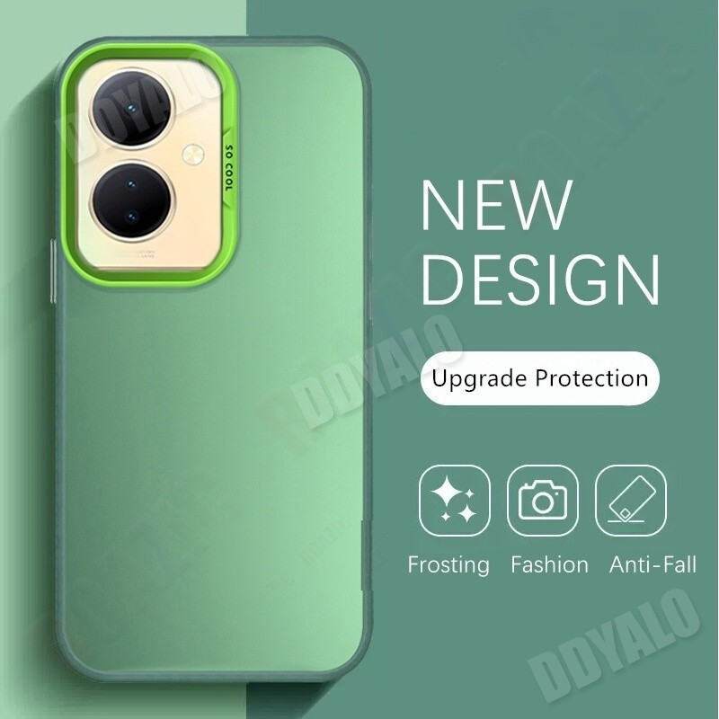 เคสโทรศัพท์สําหรับ VIVO Y72 5G/Y52 5G/Y76 5G/Y77 5G/Y78 5G เมทัลลิคออโรร่า ผิวปลอกหรูหรา ซิลิโคน สีส