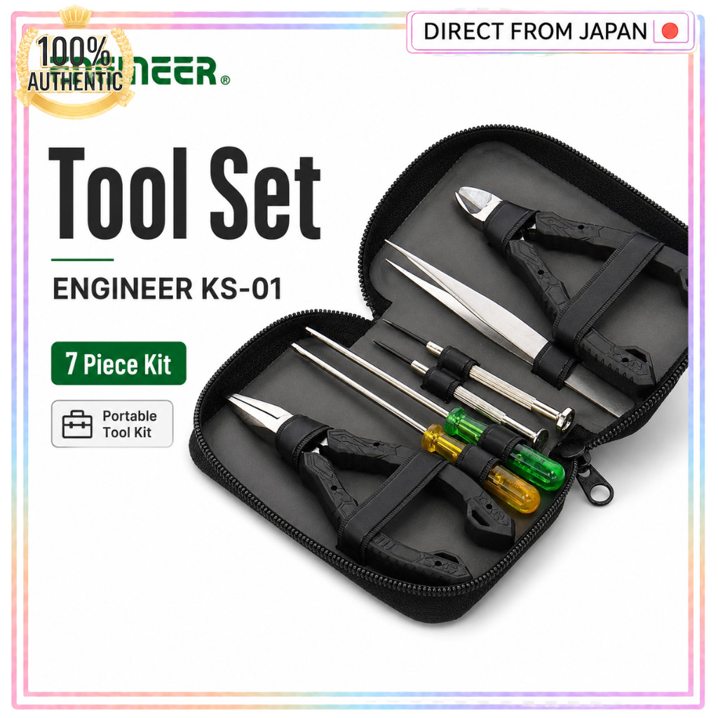 ENGINEER KS-01 My Kit 7 Piece Tool Set Portable Repair Tool Kit