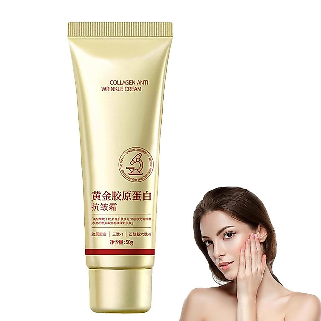 คอลลาเจนต่อต้านริ้วรอย,GoldAntiAgingFace,CollagenFaceForWomenAntiAging,CollagenDailyFaceMoisturizer,