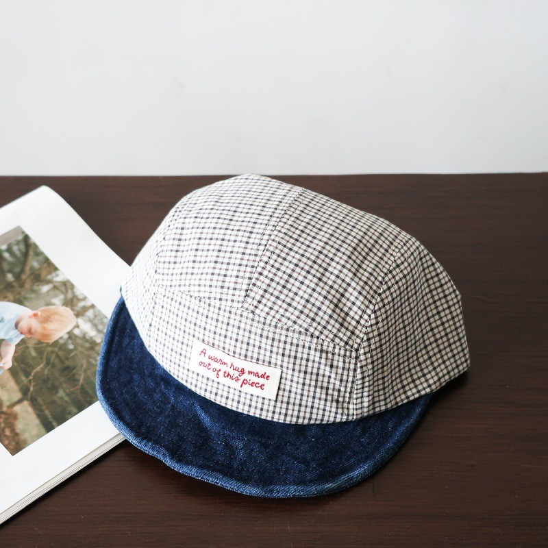 Parent-child short eaves baseball cap