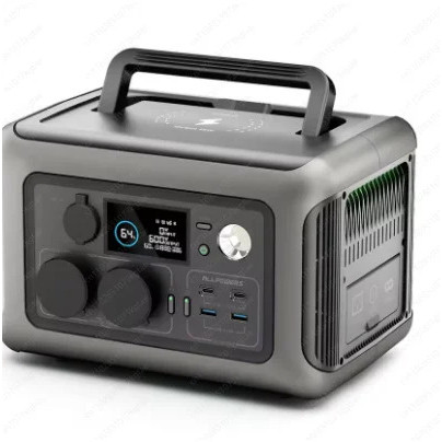 แบตเตอรี่ Powerstation แบบพกพา แผงโซลาร์เซลล์ 299Wh 600W LiFePO4