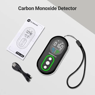 INKBIRD 3 in 1 Air Quality Monitor เครื่องตรวจจับคาร์บอนมอนอกไซด์ ความชื้นอุณหภูมิในร่ม CO Tester พร้อมสัญญาณเตือน