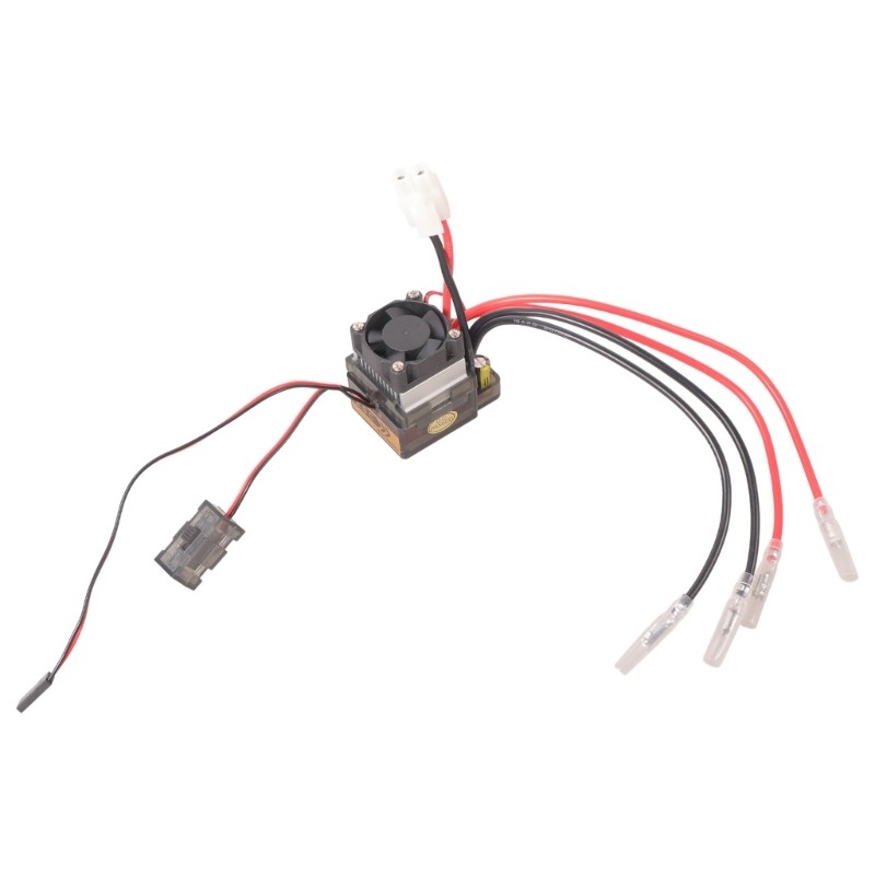 QUU Brushed ESC Motor ตัวควบคุมความเร็วไฟฟ้า 320A ESC 7 2V-16V มอเตอร์สองทาง