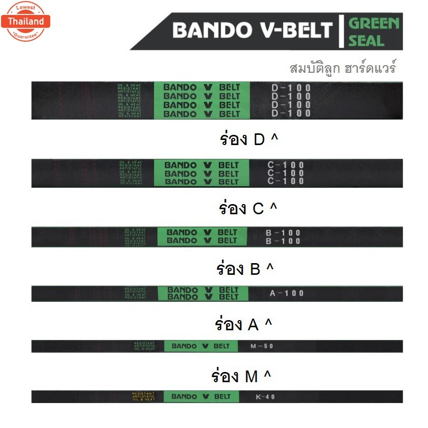 สายพาน B79 BANDO อะไหล่รถจักรยานยนต์