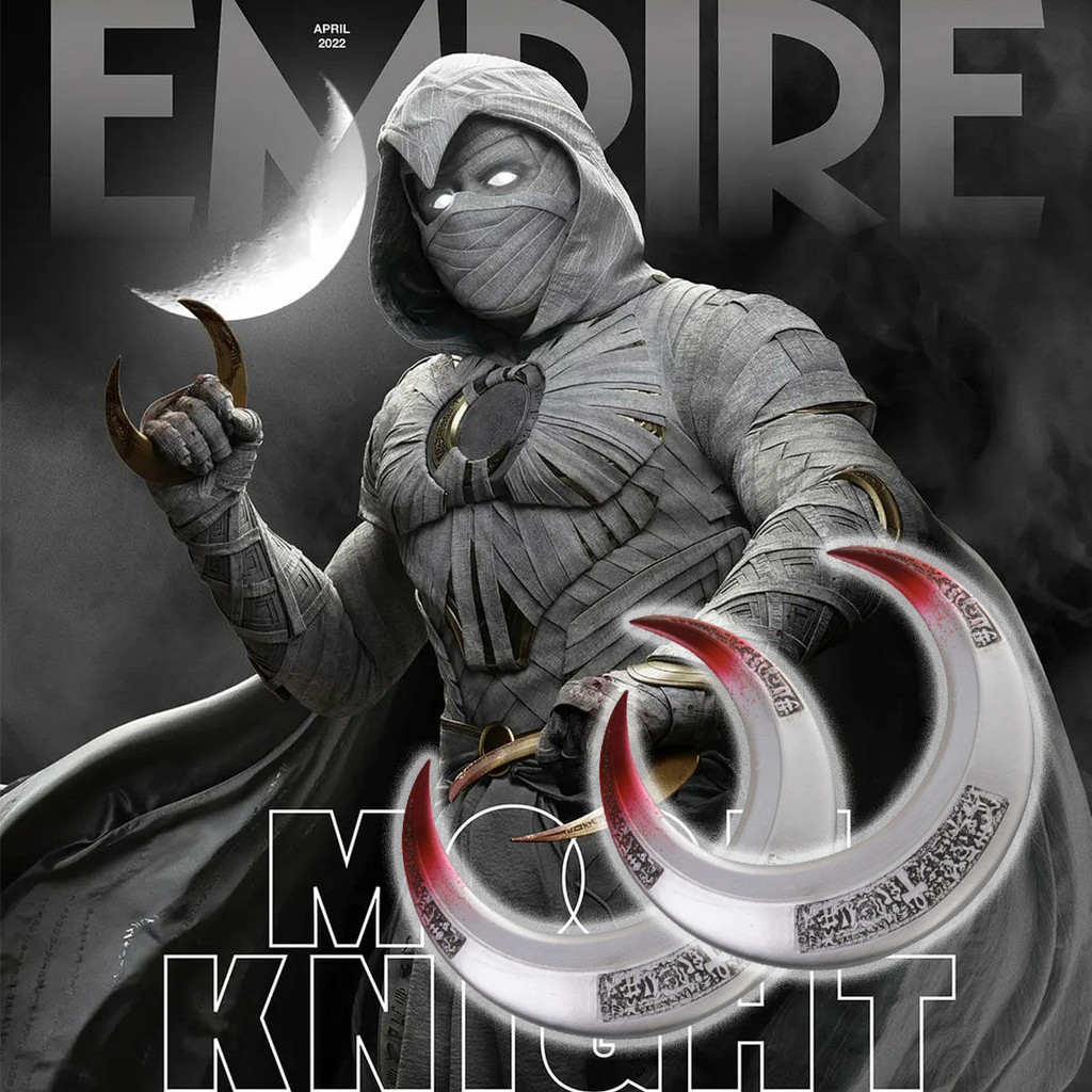 SG SELLER Marvel Moon Knight Cos Mask Moon Knight Moon Knight ตัวละครอาวุธถุงมือโค้ง