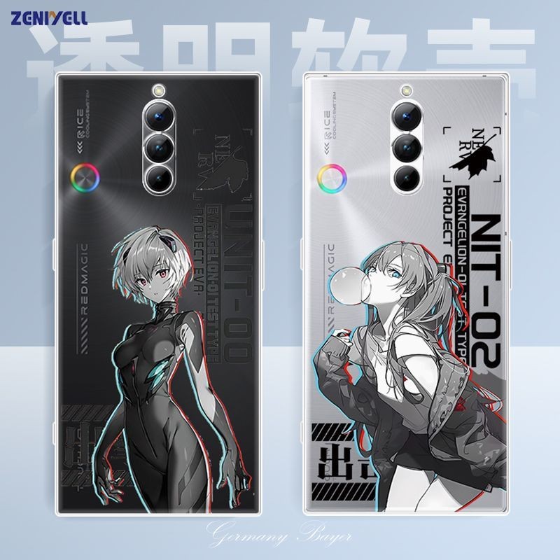 สําหรับ Nubia Red Magic 8 Pro เคสโทรศัพท์ Red Magic 8S Pro ครอบคลุมเต็มรูปแบบกันกระแทก Soft Case EVA Asuka ฝาครอบป้องกัน