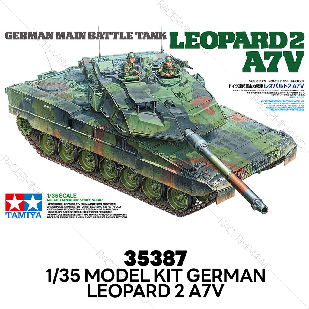 TAMIYA 1/35 German Main Battle Tank Leopard 2 A7V 35387