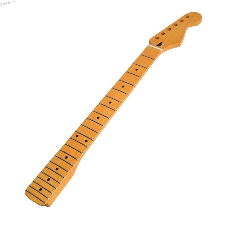 GB 22 Frets Maple กีตาร์ไฟฟ้าคอ Fingerboard Handle กีตาร์ไฟฟ้า Handle Stringed เครื่องดนตรีอะไหล่