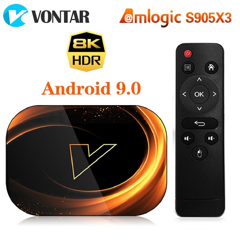 Yuntu X3 Network Player S905X3 Android 9.0 กล่องทีวี 4+128GB