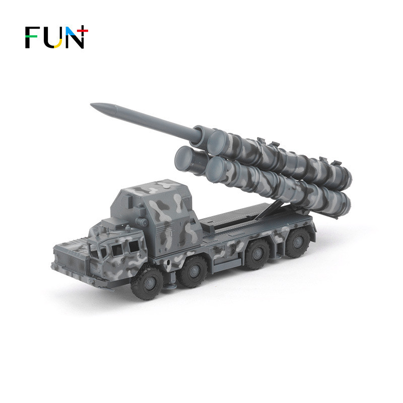 FunPlus S300 Ground Air Missile Launcher 1: 72 ชุดกาวฟรี 4D ทหาร DIY เด็กชายทหารรุ่นสงคราม Thunder &