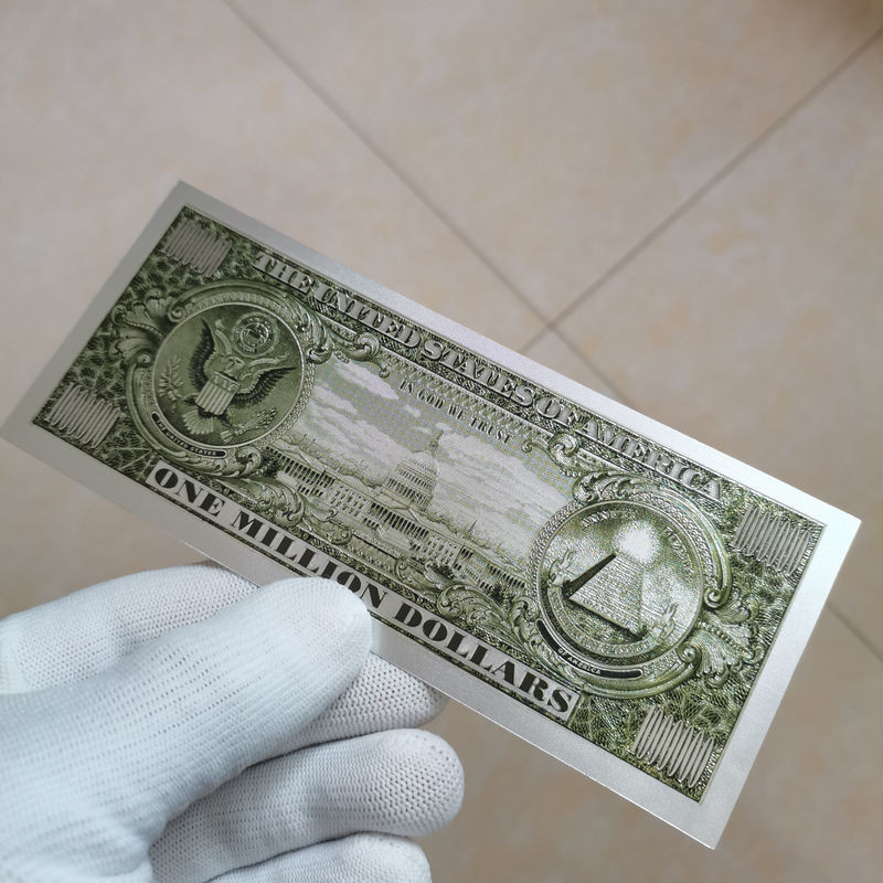 ที่ระลึกเหรียญที่ระลึก American Million Dollar-รูปปั้นของ Liberty Million Gold ฟอยล์พลาสติก Dollar C