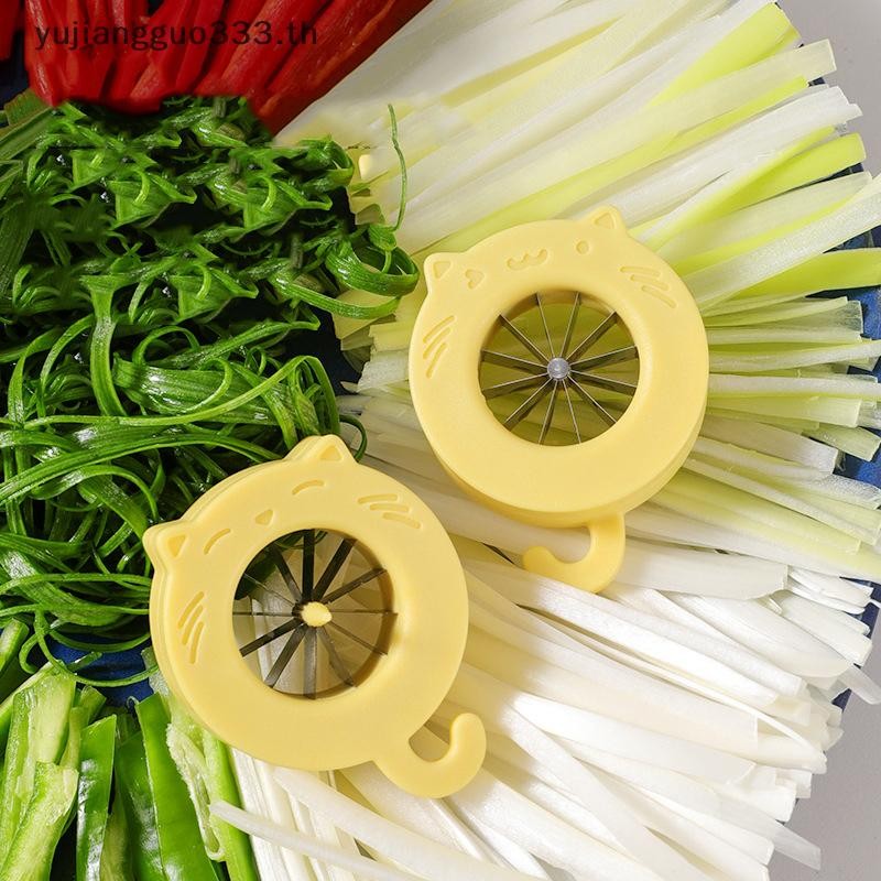 # yujiang # Green Onion Easy Slicer Shredder Plum Blossom Cut Green Onion Wire Drawing Superfine ผัก