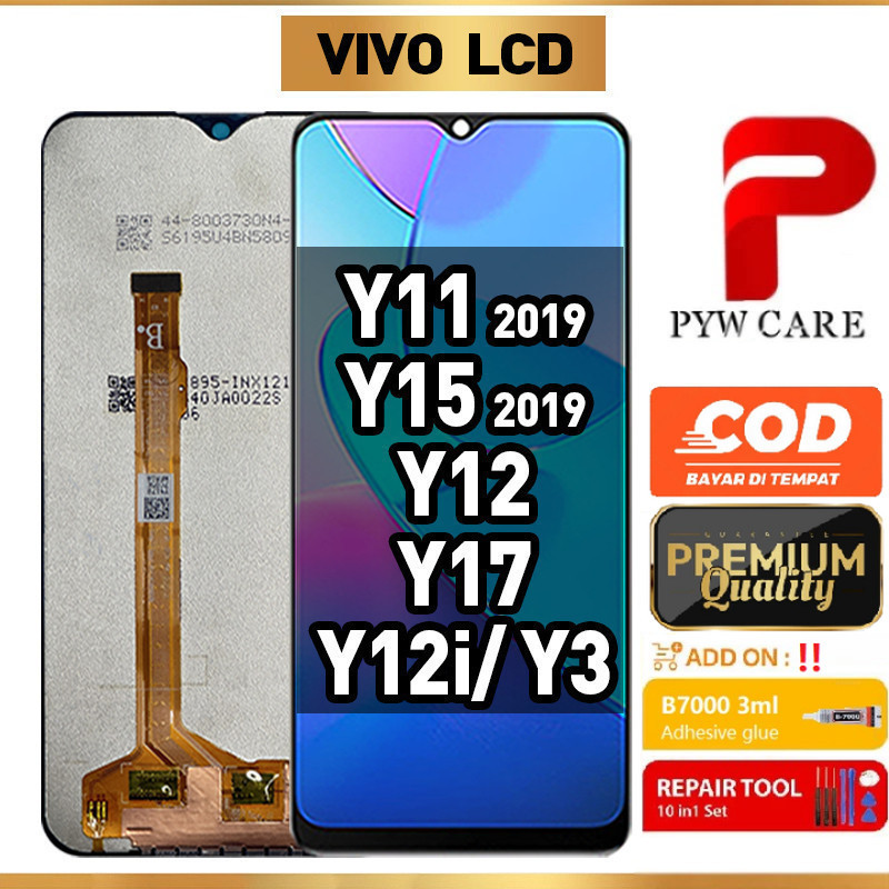 หน้าจอ LCD ที่รองรับสําหรับ Vivo Y11 2019 / Y12 2019 / Y15 2019 / Y17 2019 / Y3 / Y11D / Y12i หน้าจอ