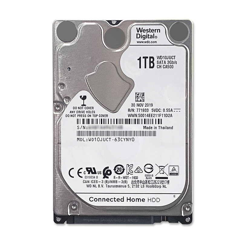 WD/Western Data WD10JUCT 8 ซม. 1TB การควบคุมอุตสาหกรรม PMR การตรวจสอบรถยนต์ 1T ฮาร์ดไดรฟ์โน้ตบุ๊ก
