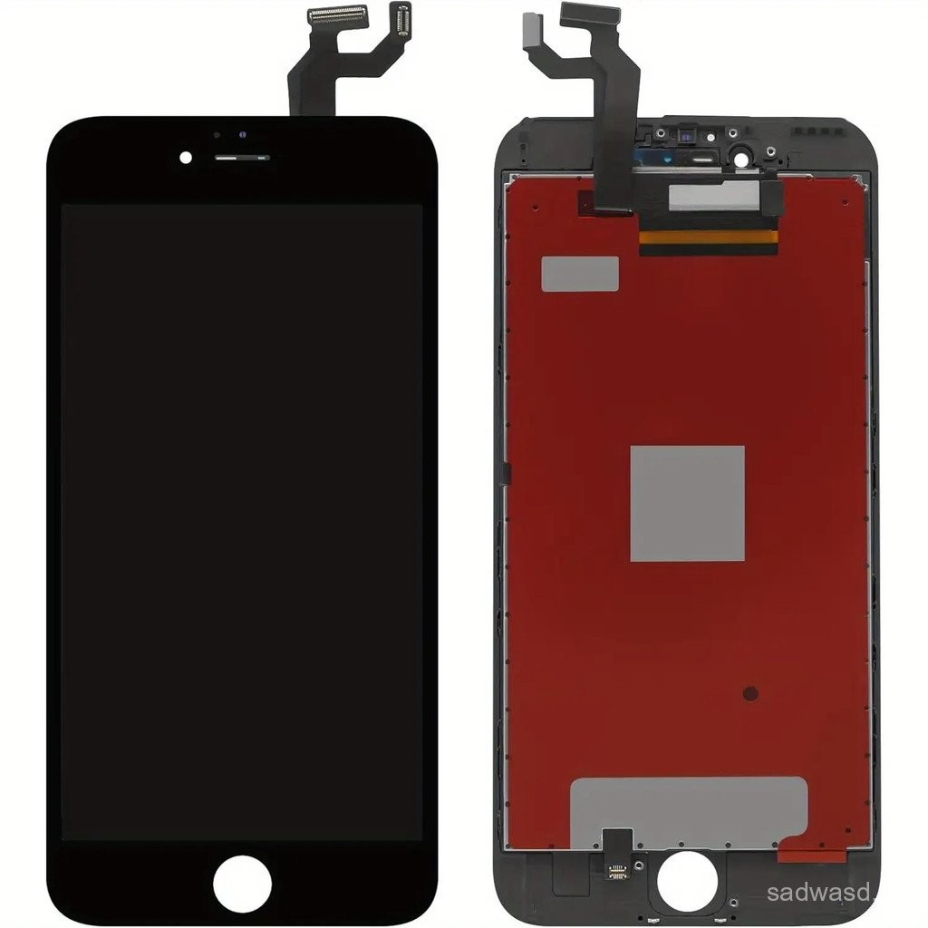 เปลี่ยนสําหรับ iPhone 6s Plus 2015 ปี (รุ่น A1634 A1687 A1699) สีดําจอแสดงผล LCD Digitizer แผง (ซ่อม