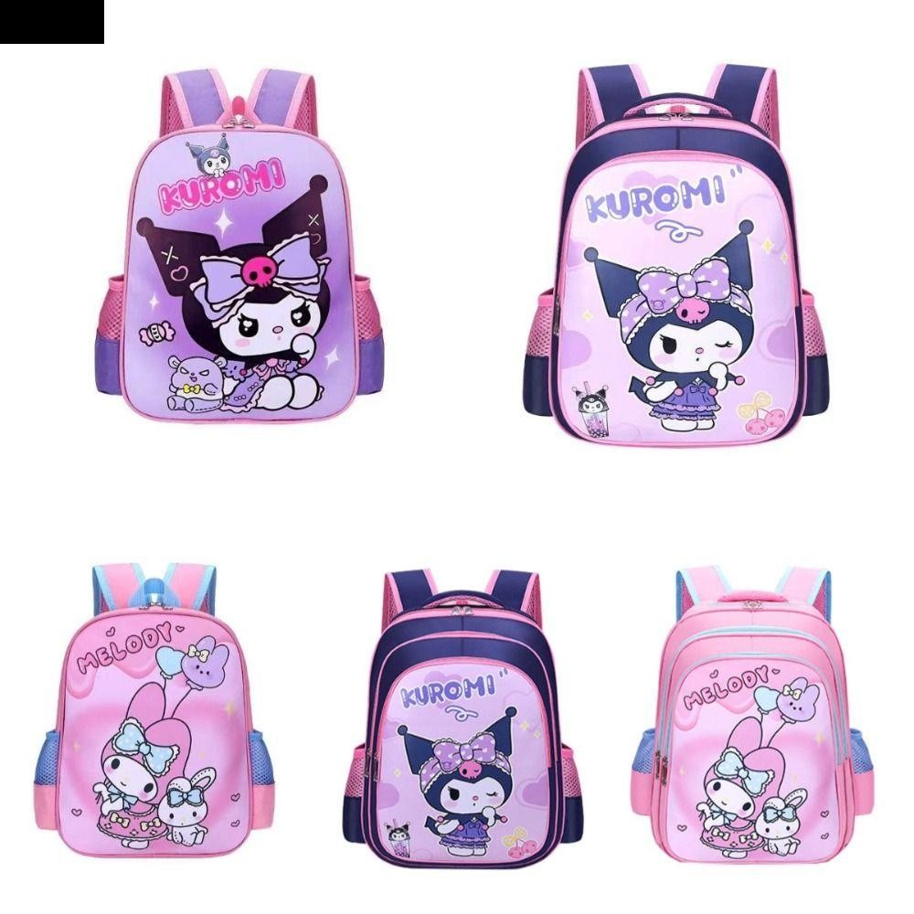 THOU Sanrio กระเป๋าเป้สะพายหลังนักเรียน กันน้ํา ความจุขนาดใหญ่ สำหรับเด็กอนุบาลและประถม