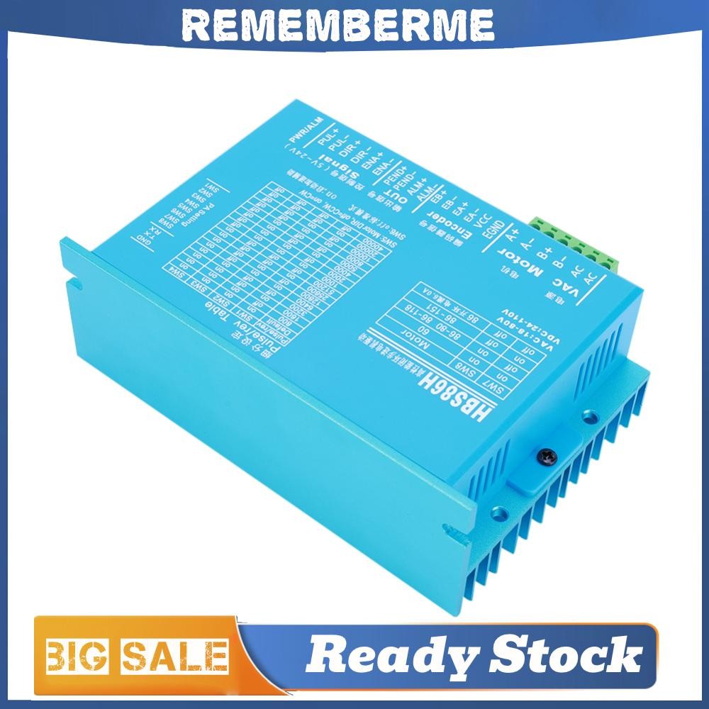 HBS86H ปิดห่วง 2-Phase Digital Stepper Driver พร้อม RS232 พอร์ต Stepper Motor Driver Hybrid Step Ser
