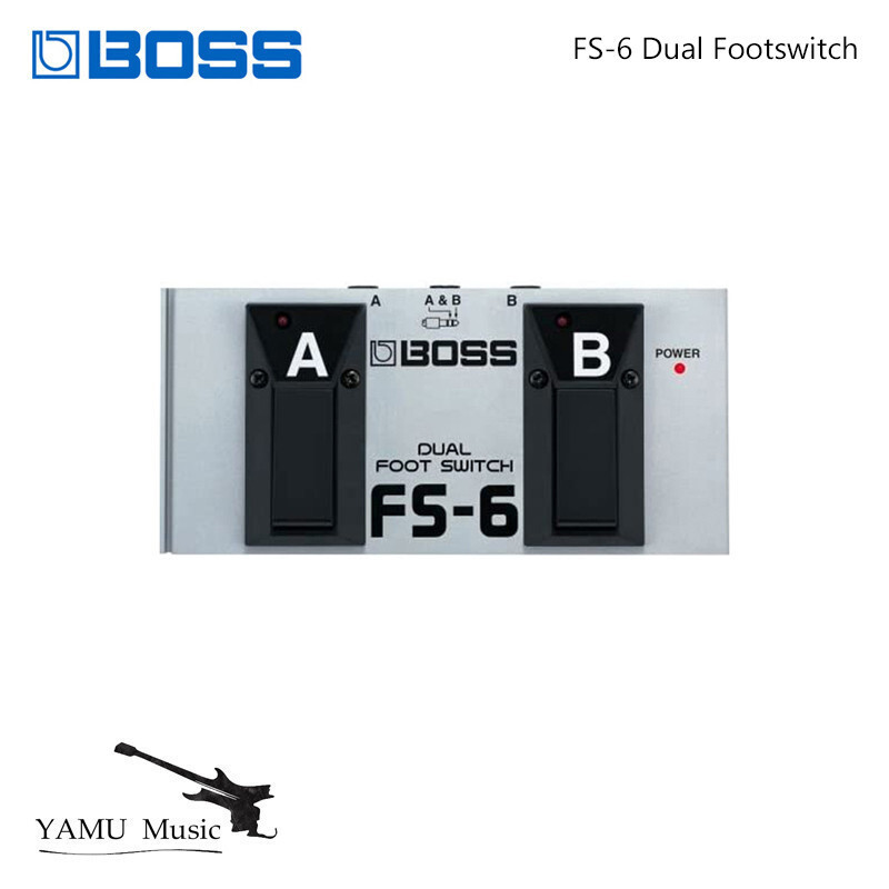 BOSS FS6 Dual Footswitch กีตาร์ไฟฟ้า KATANA ลําโพงสวิทช์เหยียบกีตาร์อะคูสติกอุปกรณ์เสริม FS 6