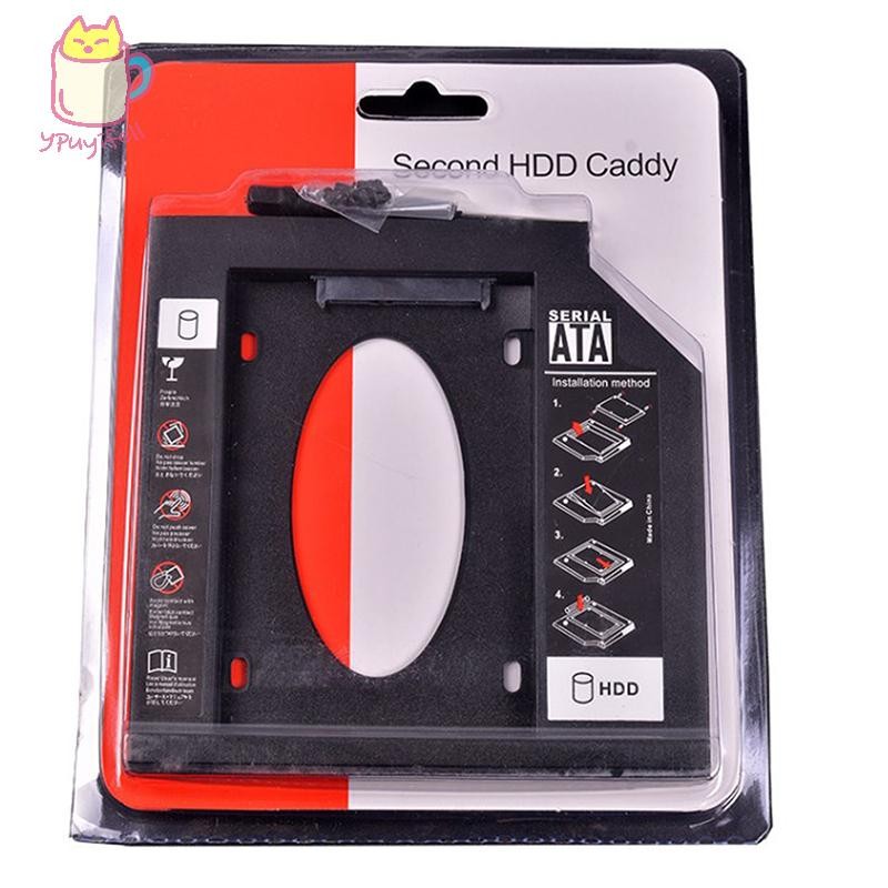 [YPU] Plastic Sketch 9.0mm 9.5mm 12.7mm HDD Caddy SATA 3.0 Hard Disk Drive SSD Case Box For Laptop C