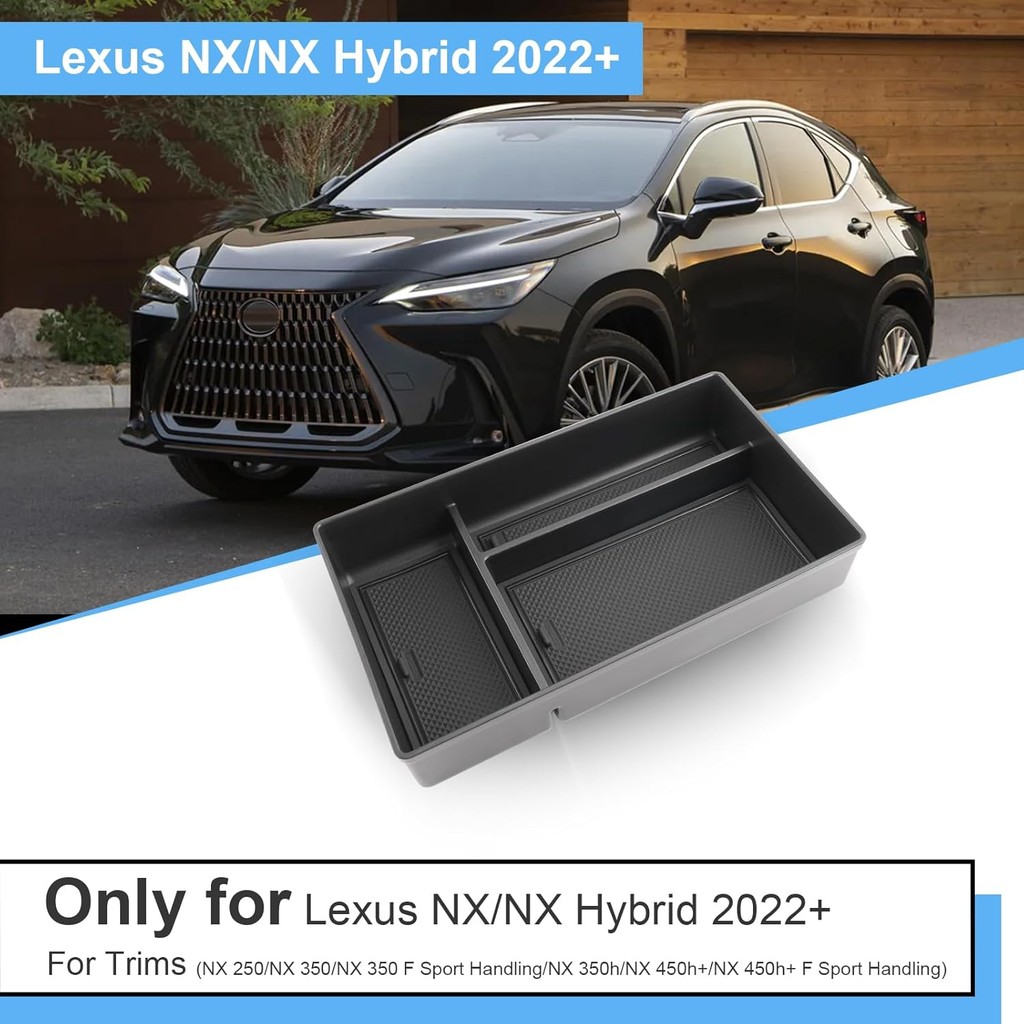 2022 2023 2024 2025 NX 250/350/450h + คอนโซลกลางสําหรับ Lexus NX, พลาสติก ABS ทนทาน & ยางกันลื่น 202