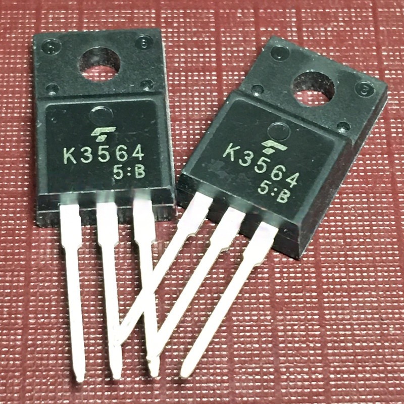 ((1 ชิ้น) ชิ้นส่วนอิเล็กทรอนิกส์ K3564 2SK3564 คลังสินค้าพร้อม TO-220F 900V 3A MOS Field Effect Tube