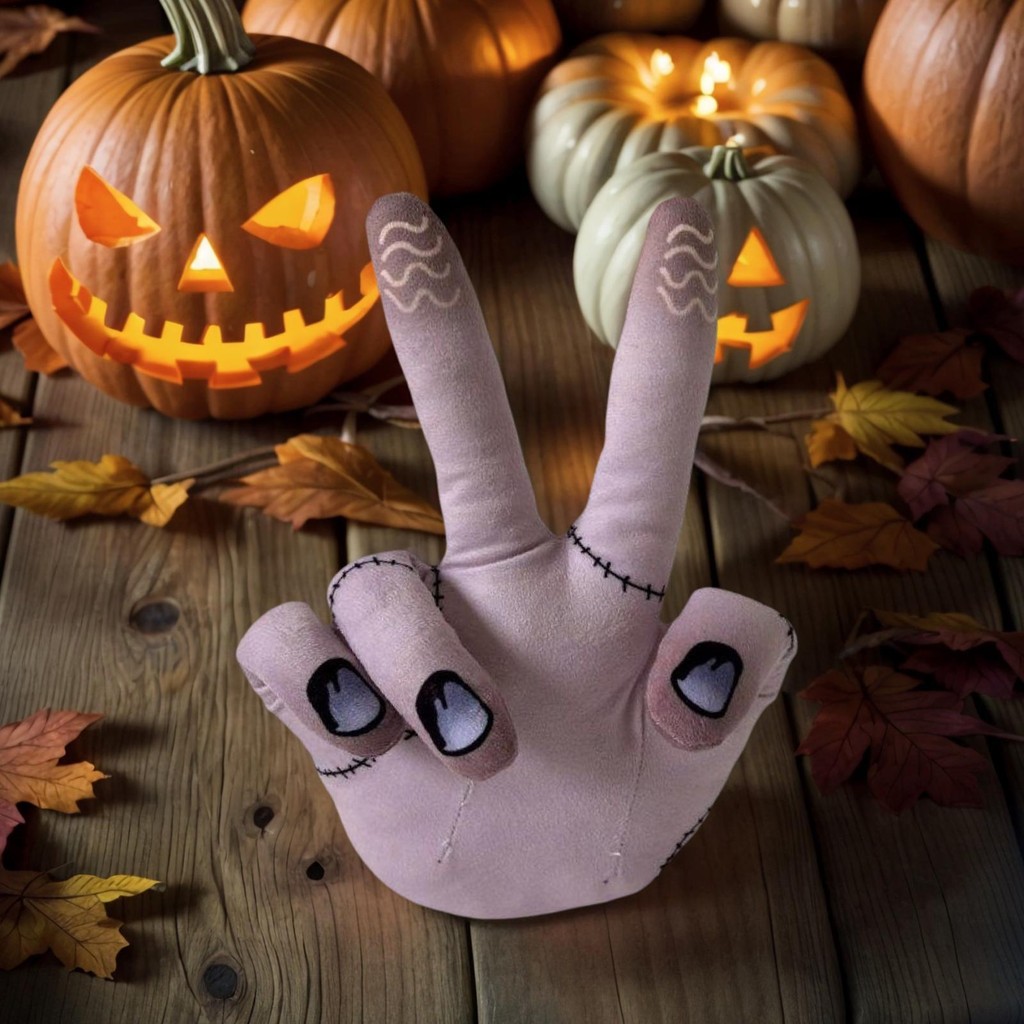 Addams Family Wednesday ตุ๊กตามือหักพร้อมนิ้วที่สามารถเคลื่อนย้าย ของขวัญเซอร์ไพรส์ฮาโลวีน noath