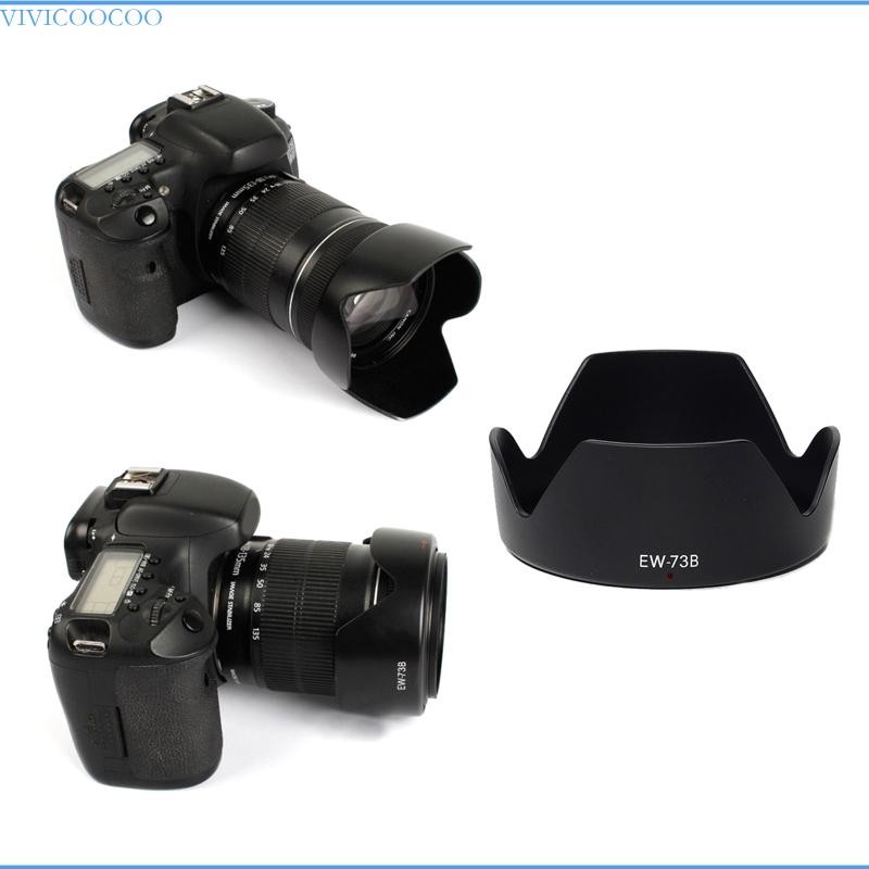 VIVI EW-73B เลนส์บังแดดสําหรับ EF-S 17-85mm f 4-5 6 IS USM EF-S 18-135mm f 3 5-5 6 IS เลนส์ Protecto