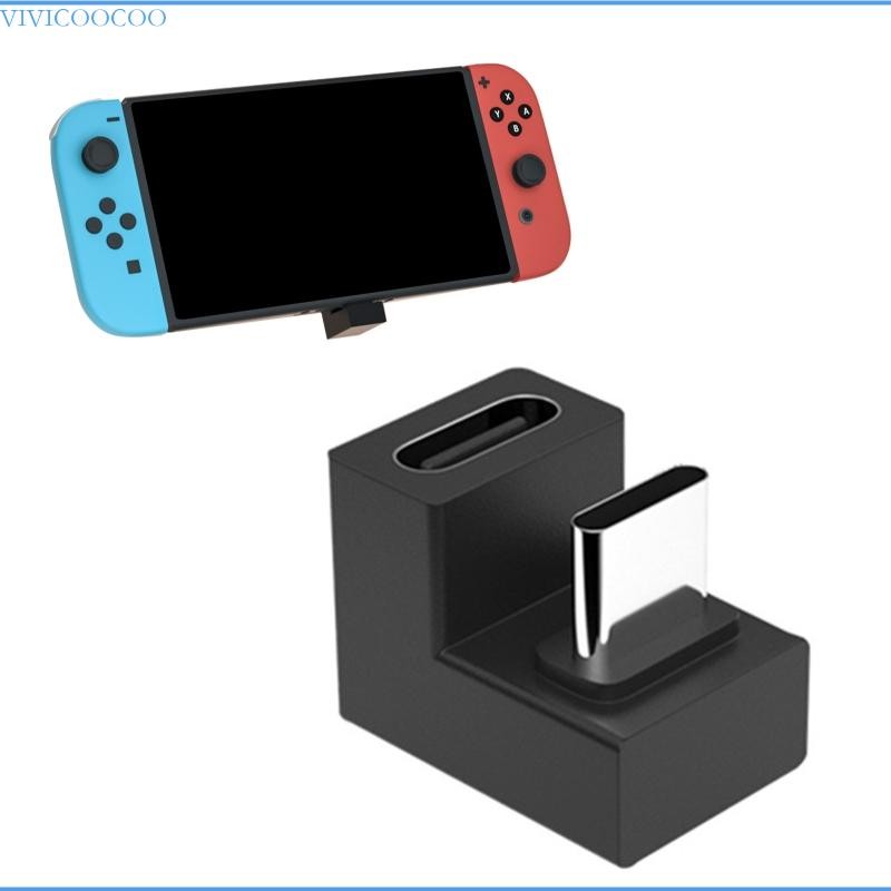 VIVI 90 องศา USB C Type C อะแดปเตอร์ชายกับหญิงขวาซ้ายและขวาลงมุม 90 องศา USB-C Extension Adapt