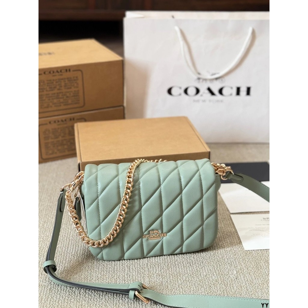 Coach Quinn bag Chain bag Shoulder Crossbody Female bag New Style AVDX