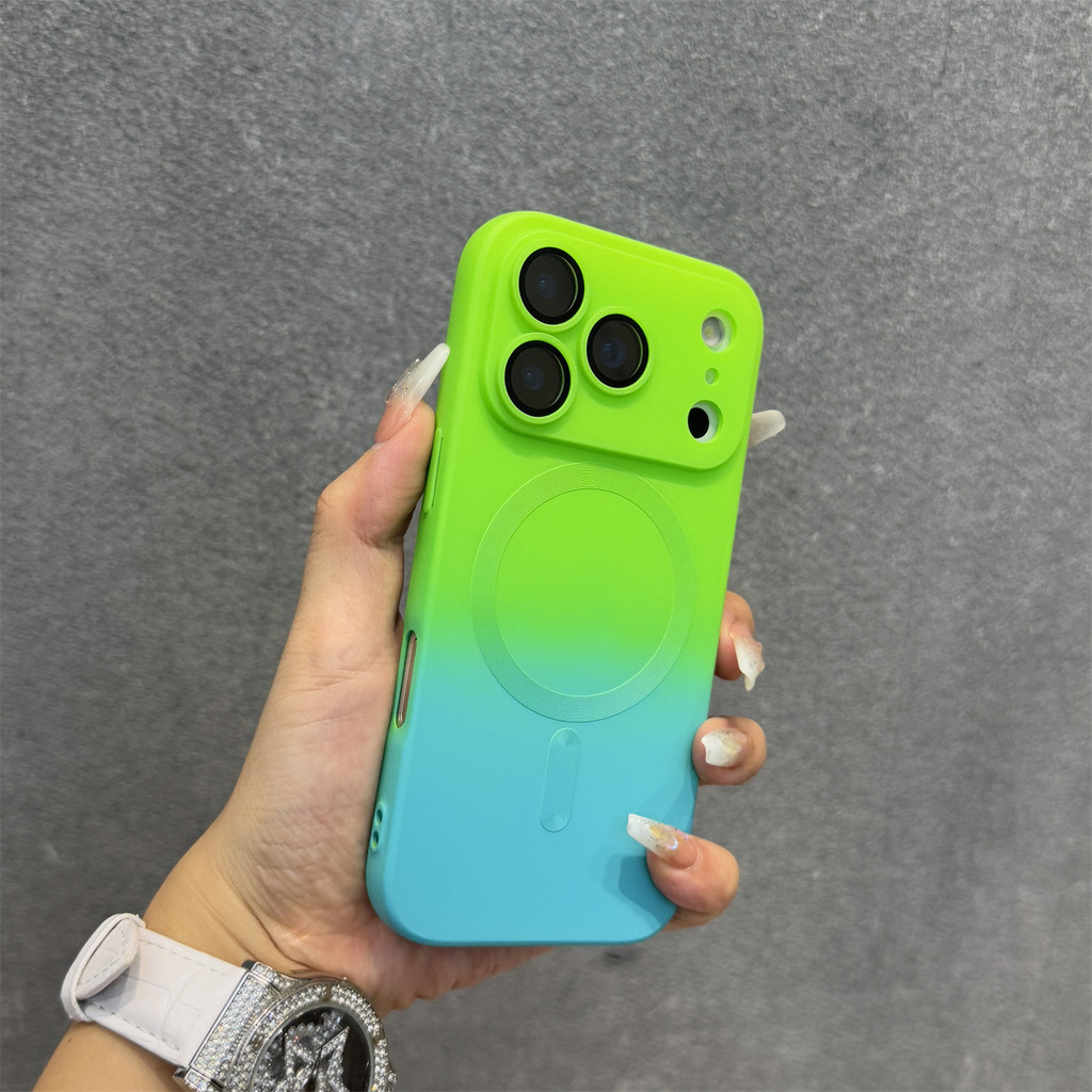 หรูหราซิลิโคนอ่อนนุ่มสําหรับกรณีแม่เหล็กสําหรับiPhone 17 16 15 14 13 12 11 Pro Max 17 Air Matteไร้สายชาร์จฝาครอบใส