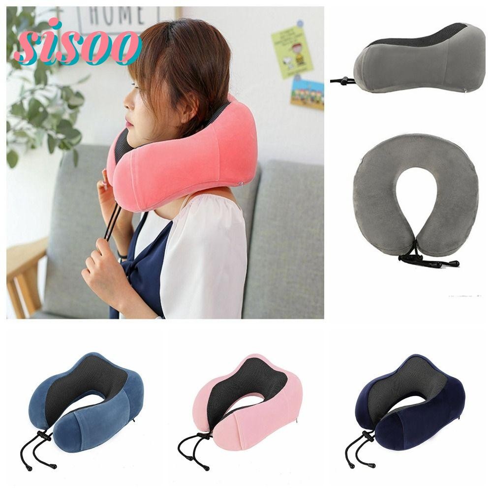หมอนเดินทาง SIO ปกป้องคอ 30*25*15 ซม. หมอนรูปตัว U, styler Eacred Healthcare Travel Essentials หมอนร