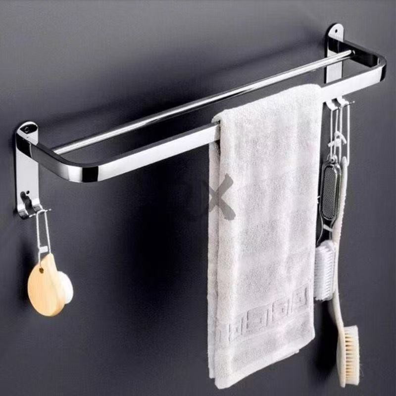 ST‘s Shop-5 ราวแขวนผ้า ราวแขวนอเนกประสงค์ สเตนเลสแท้ 304แข็งแรงสวยงาม