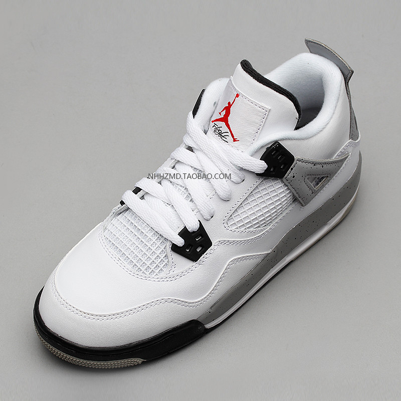 牛 Air Jordan 4 White Cement aj4 White secture 840606-836016-192