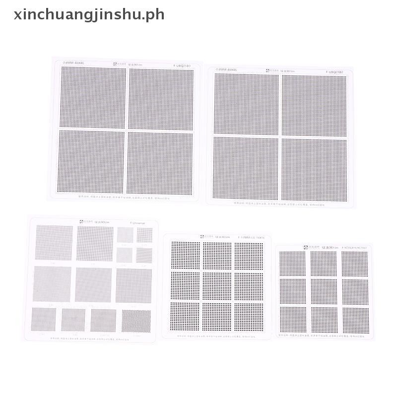 XIN Hole Spacing 0.3/0.35/0.375/0.4/0.5/0.58/0.6/0.8/1.0 มม.Universal สีเขียวน้ํามันสุทธิ UV Solder 