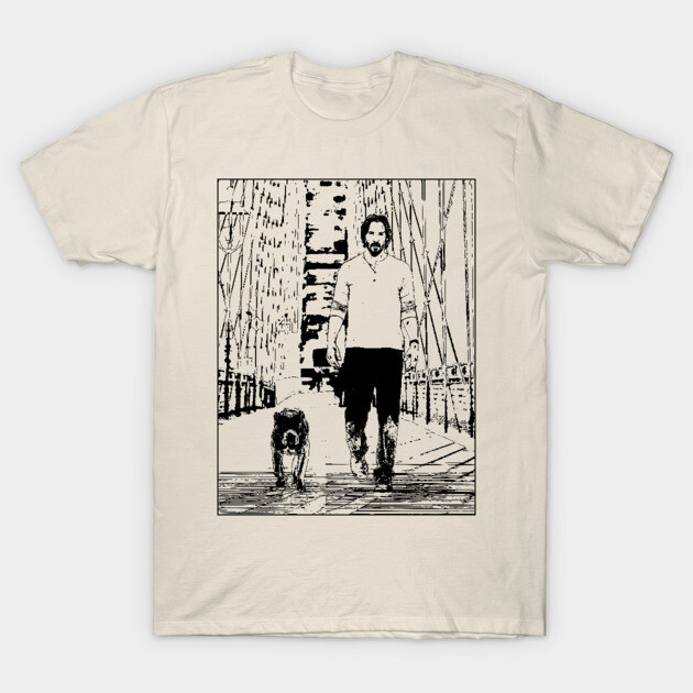 เสื้อยืด Vintage John Wick (Bridge) T-Shirt แท้ Cotton 100% ไม่ย้วย เสื้อกีฬา รัดรูป การ์ตูน