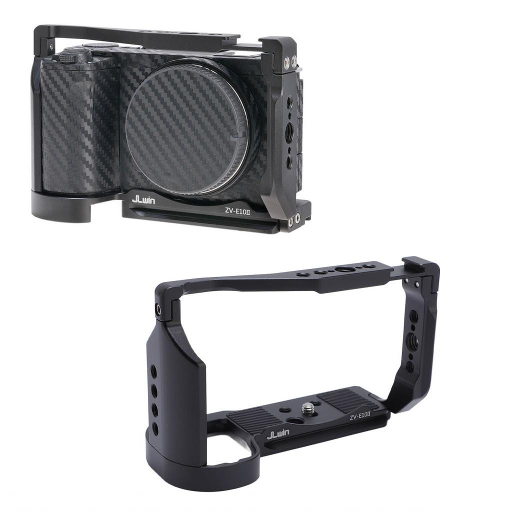 Ropa888-ph สําหรับ ZV E10II กล้องกรงประเภท Arca Quick Release แผ่น 1/4 นิ้ว 3/8 หลุมสกรูและรองเท้าเย