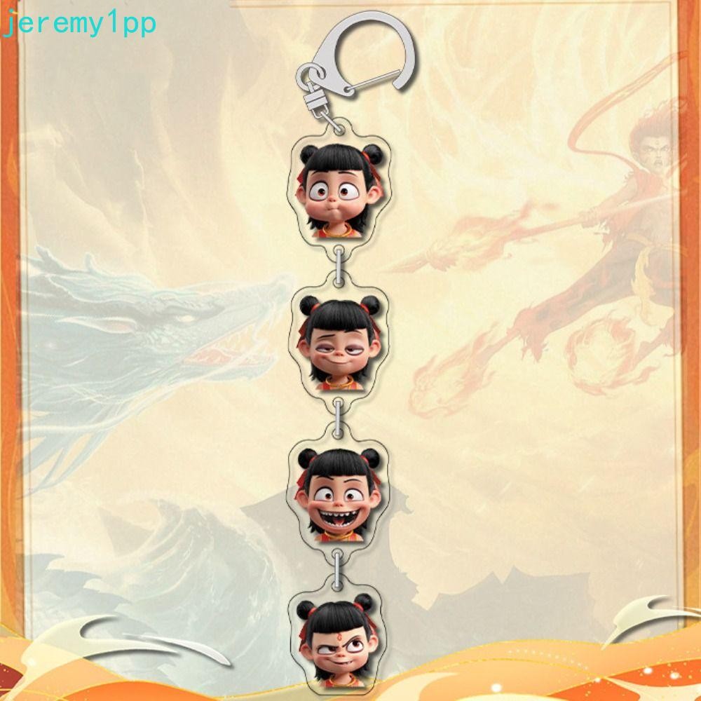 JEREMY1PP Nezha 2 พวงกุญแจ, พวงกุญแจอะคริลิค Nezha 2