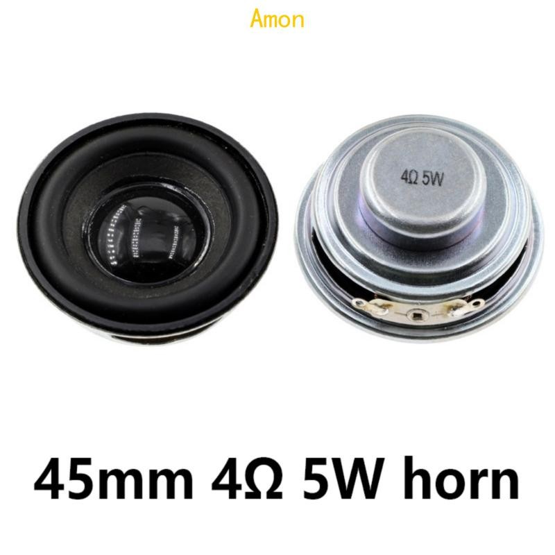 Amon 4Ohm 5W 8Ohm 3W ลําโพงแม่เหล็กด้านใน 45 มม. Full Ranges แบบพกพาลําโพงกลมสําหรับลําโพงโฮมเธียเตอ