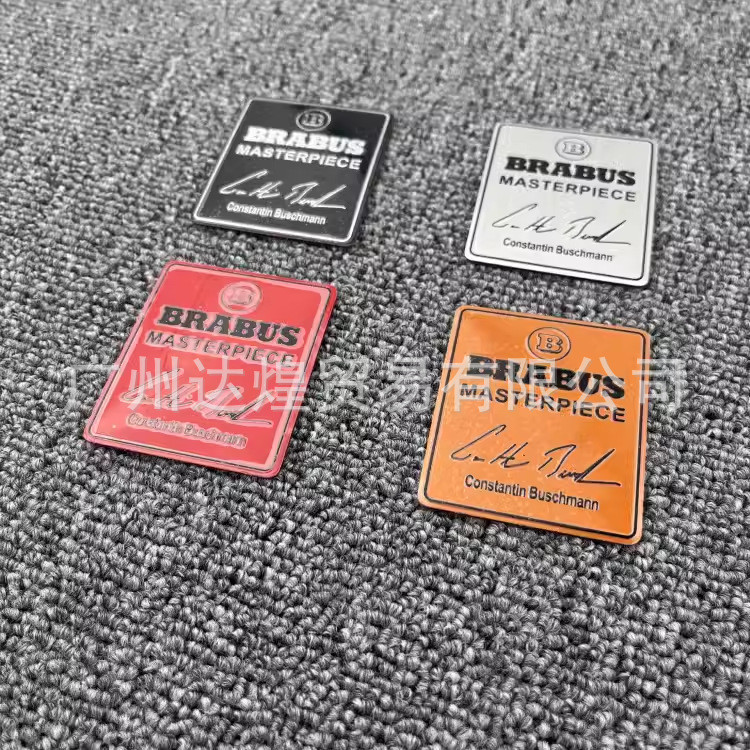 เหมาะสําหรับ Benz เครื่องยนต์ BRABUS Designer ลายเซ็นป้ายป้ายป้าย C-Class E-Class S-Class G-Class รถ