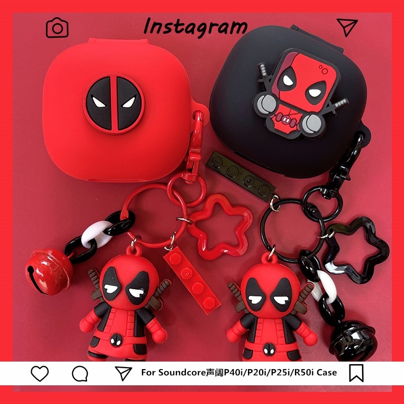 เหมาะสําหรับ Soundcore/Soundcore P40i/R50i/P20i/P25i ชุดหูฟังไร้สายบลูทูธซิลิโคนป้องกันกรณี Aero Fit