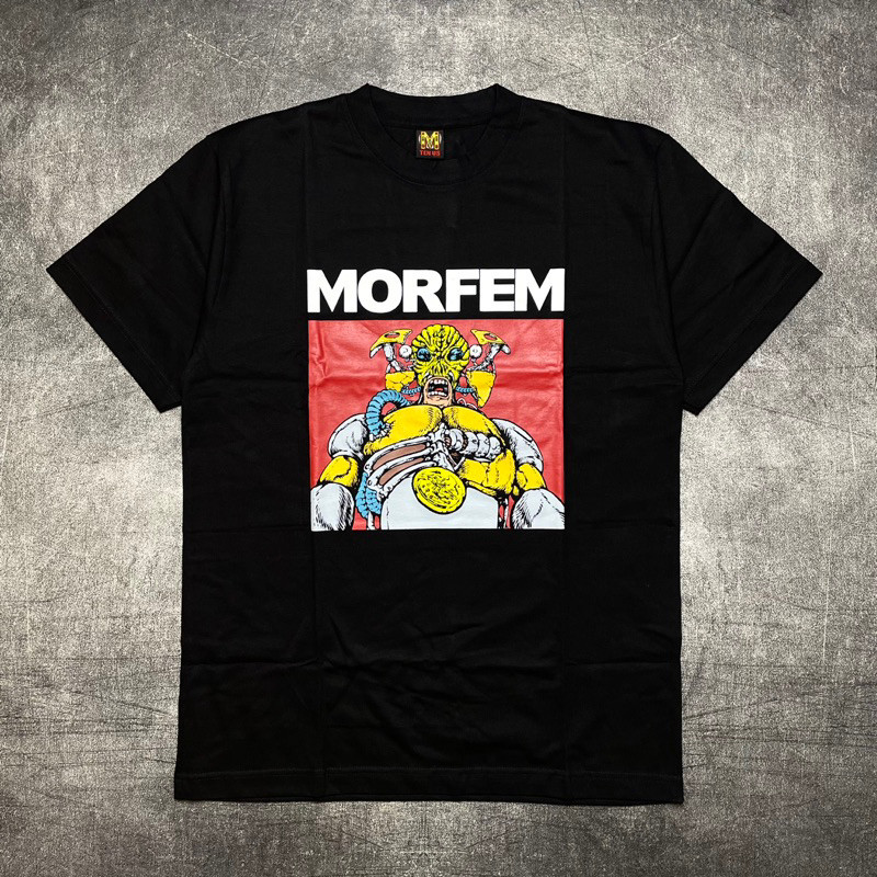 LOKAL เสื้อยืด MORFEM X TEN US - MOODBOARD แบรนด์อินเทรนด์ท้องถิ่นอินโดนีเซีย 100% ผ้าฝ้ายแท้ฤดูร้อน