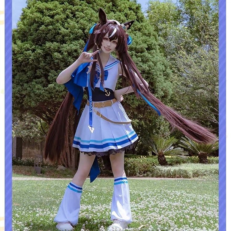 【พร้อมส่ง】uma musume cosplay anime girl figure pretty derby Tokai Teio คอสเพลย์เครื่องแต่งกายอะนิเมะ