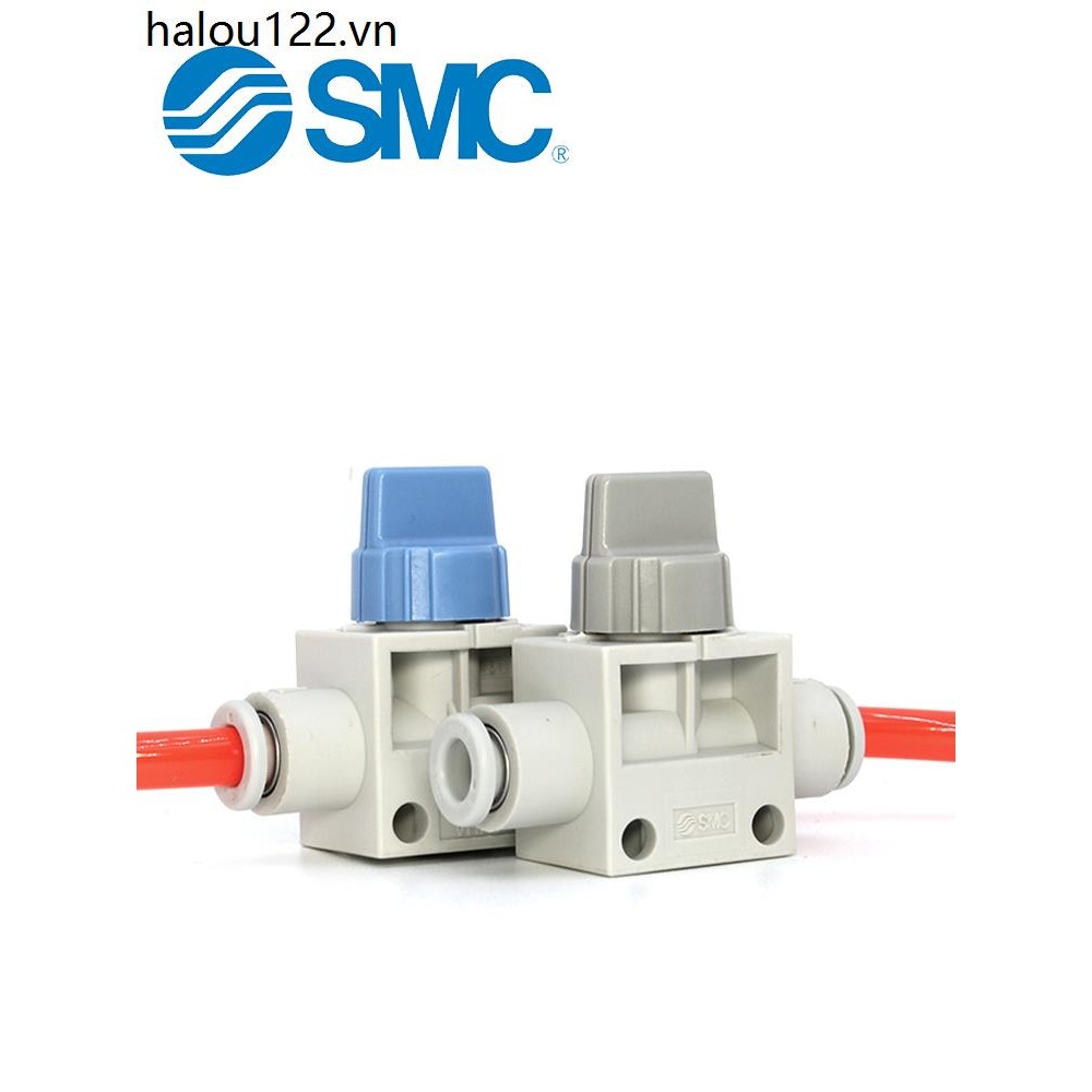SMC วาล์วด้วยตนเองวาล์วสวิตช์นิวเมติก VHK2 สองทางสามทาง VHK3-04F-06F-08F-10F-12F วาล์วนิวเมติก