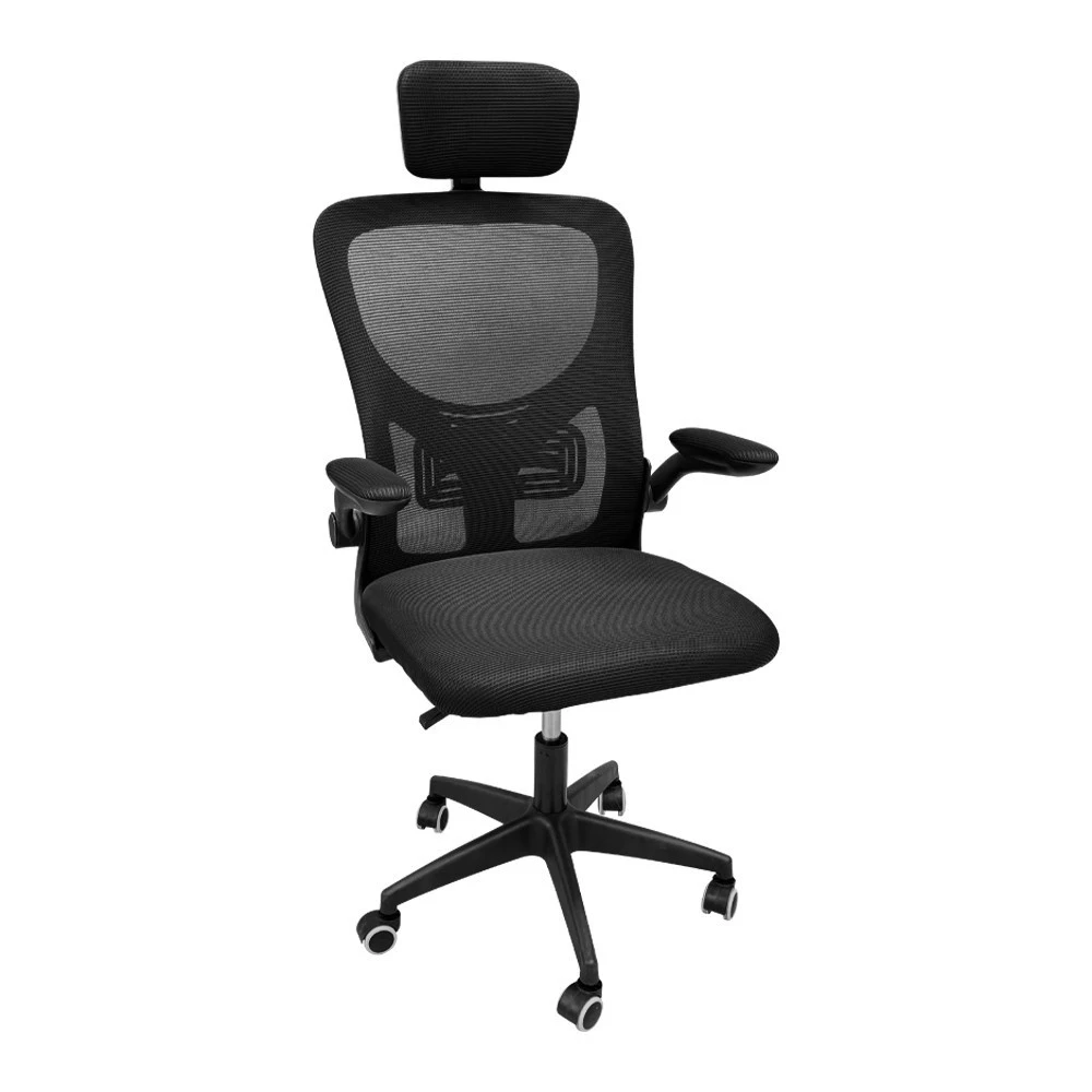 GlobalHouse SMITH เก้าอี้สำนักงานรุ่น FALCON ขนาด 62x62x117-129 ซม. สีดำ สินค้าของแท้คุณภาพดี
