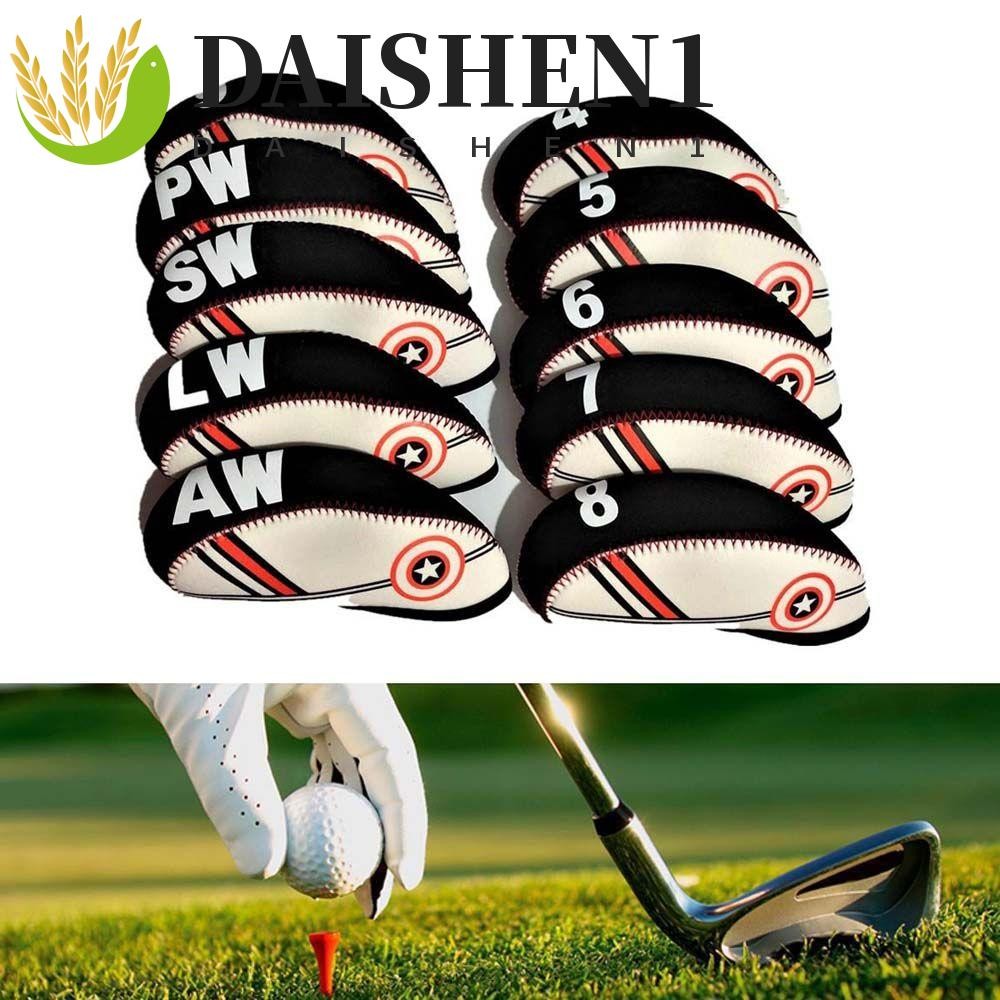 DAISHEN1 Golf Iron Headcover Golf Putter กีฬากอล์ฟเหล็กชุดฝาครอบป้องกัน Golf Putter อุปกรณ์เสริม 4 5