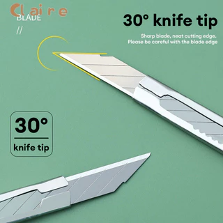 COD คัตเตอร์ อเนกประสงค์ มีดคัตเตอร์ คัตเตอร์ด้ามแสตนเลส Claire