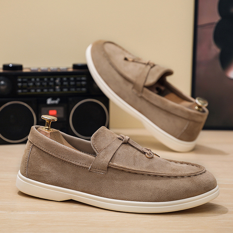 แฟชั่น All-Match Flat Shoes รองเท้าลําลองผู้ชาย Slip-On Slip-On Slip-On Slip-On Shoes