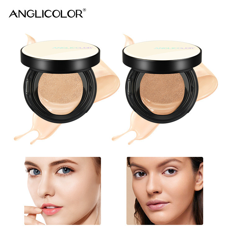 Anglicolor Cushion BB Cream คอนซีลเลอร์ Plain Cream Oil Control Long-Lasting Liquid Foundation CC Cr